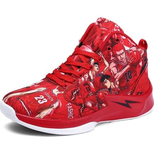 High-top Basketball Shoes Mens Cushioning Light Basketball Sneakers Men Zapatos Hombre Breathable Outdoor Sports Shoes