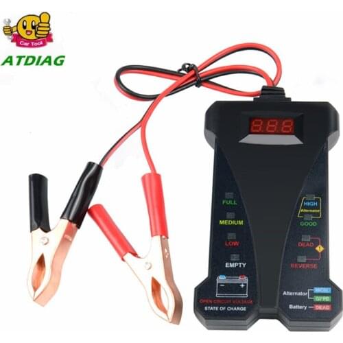 New Auto Car Battery Tester Vehicle Cranking Charging Digital Analyzer 12V LED 805A Digital Tester & Charging System Analyzer