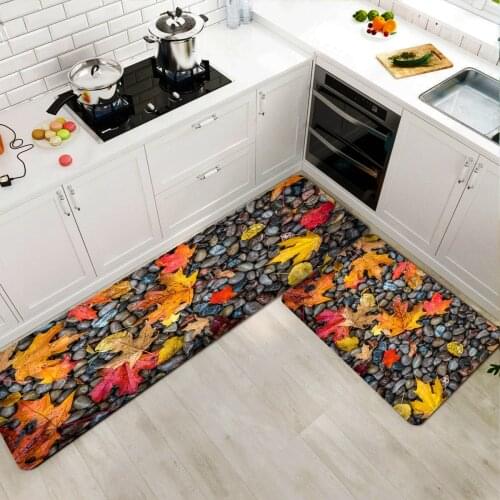 Color Stone Kitchen Rugs Non-slip Floor Mat for Living Room Absorbent Carpet Hallway Area Rugs Room Entrance Doormat Welcome Pad