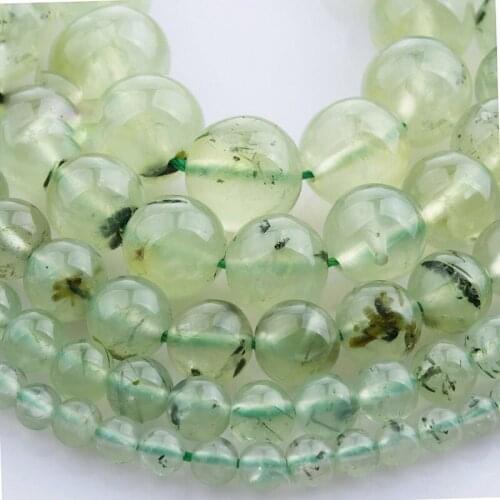 15"(38cm) Strand Round Natural Grape Jade Stone Rocks 4mm 6mm 8mm 10mm 12mm Beads for Jewelry Making DIY Bracelet Findings