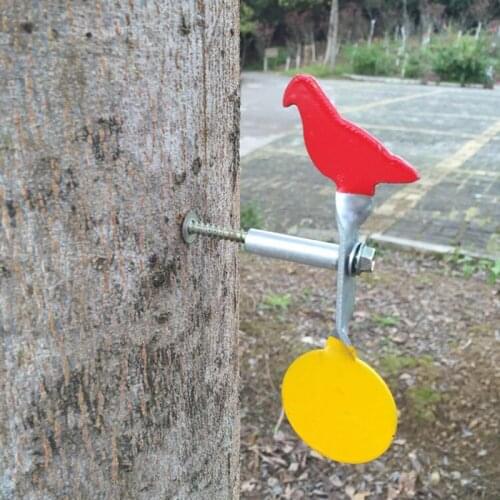 Target Bullseye Shooting Target Stainless Steel Pigeon Target Slingshot Reactive Splatter Paper Target Sticker Training Aid Tool