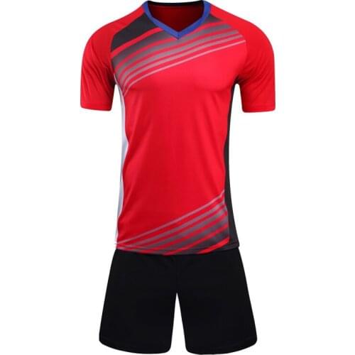 Men Soccer Jerseys Kids Survetement Football Jerseys Sets Sports Kit Maillot De Foot Breathable Stripe Futebol Uniforms Custom