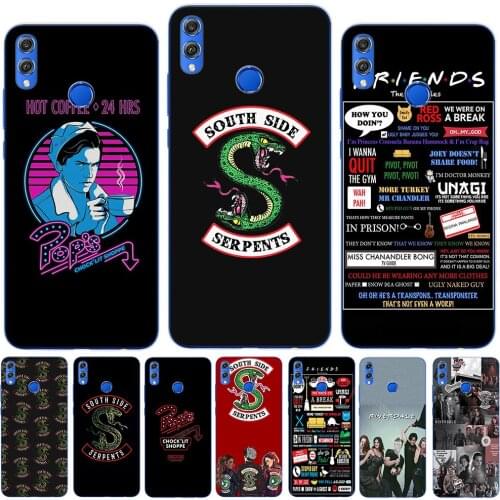 Riverdale Dominant Friends TV Soft TPU Case Cover For Huawei Honor 9 10 Lite 8X 6X Y5 Y6 II Y3 Y7 2017 Y9 Y5 2018 NOVA 3 3I 4