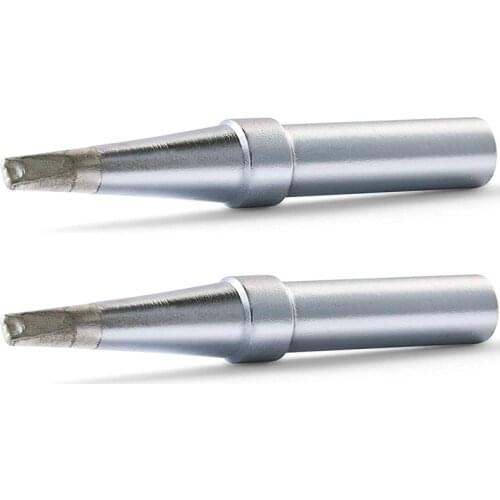 2Pcs ET Soldering Iron Tips ETB Welding Tools ETS Soldering Tip for Weller WES50/WES51/WESD51 Soldering Station Rapid Heating