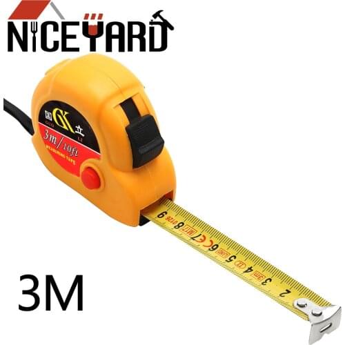 NICEYARD Portable Pull Rule Measuring Tape Retractable Ruler 3m Tape Measure Sewing Cloth Metric Tailor Tool Measuring Tools