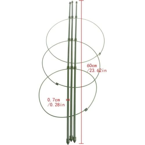 Garden Plant Support Climbing Plants 45cm 60cm Conical Trellis Supporter Frame