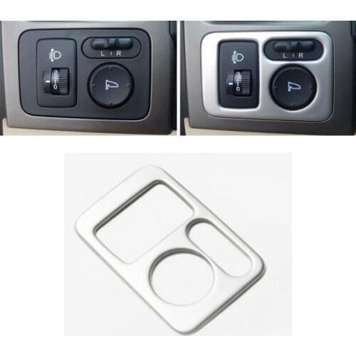 Fit for Honda CRV CR-V 2007-2011 Silver Steel Function Control Button Frame Trim