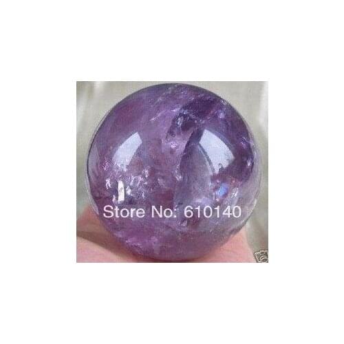 RARE RAINBOW AMETHYST QUARTZ CRYSTAL SPHERE BALL 50mm
