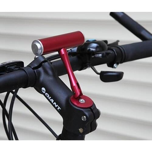 T Type Aluminum Alloy Bike Bicycle Handlebar Lamp Bracket Holder Phone Extender Mount Extension for MTB Road Bike accessories
