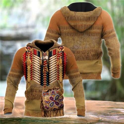 Premium Native Culture printed 3d hoodies Unisex Sweatshirt zipper hoodies women For men Pullover streetwear Cosplay costumes 05