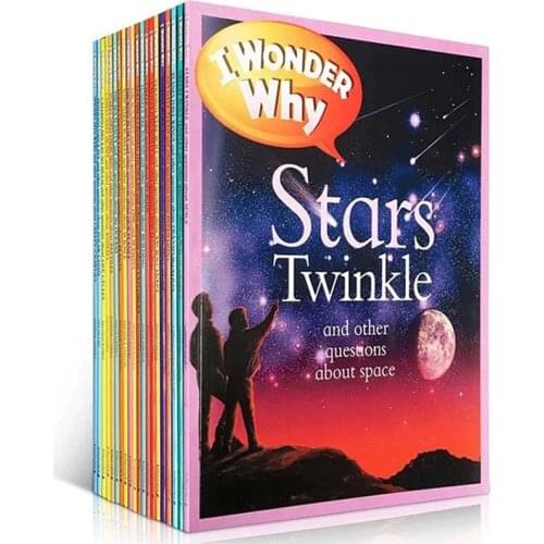 20 Pcs/set 100,000 Why Childrens English Picture Book 5 To 12-year-old childrens popular science books textbook Gift for child