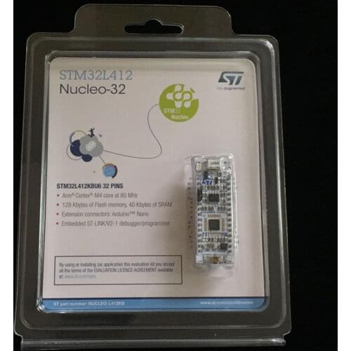 1 pcs x NUCLEO-L412KB Development Boards ARM STM32 Nucleo-32 development board with STM32L412KB MCU