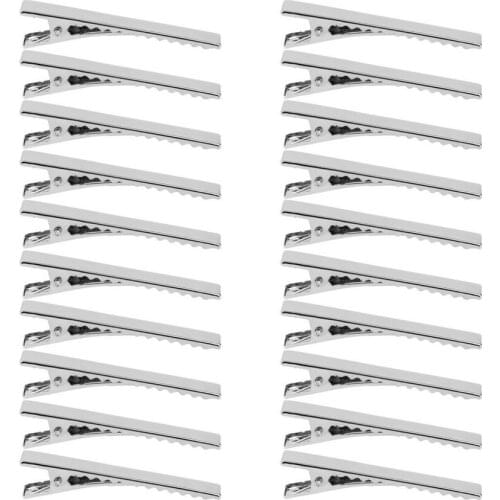 20pcs 55mm Crocodile Alligator Teeth Clips Hair Bows Pinch DIY Accessories Best selling