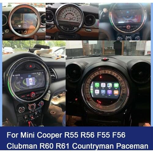 Android GPS Car Radio FOR Mini Cooper R55 R56 F55 F56 Clubman R60 R61 Countryman Paceman 2004-2019 Car Audio Multimedia Player