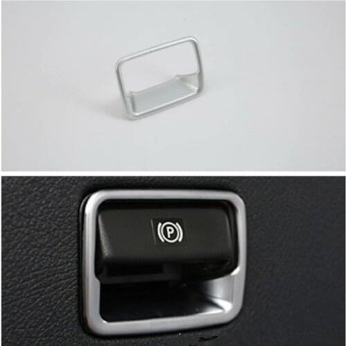 Car Inner Electronic Hand Brakendle Panel Cover Decal Trim Sticker ABS Fit For Mercedes Benz VITO 2017 Car Styling