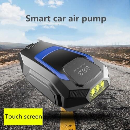 Car Tire Inflator Air Pump Touch Screen Dual Cylinder Inflador Electrico Compressor 12V Compresseur Compresor De Aire Kompresor