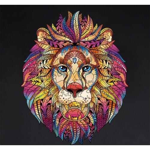 Besegad Wooden Puzzle For Adults Children DIY Wooden Puzzles Each Piece Is Animal Shaped Christmas Gift Wooden Jigsaw Puzzle