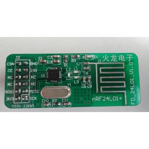 Free Shipping! 10pc nRF24L01 learning board development board, 2.4GHz wireless module