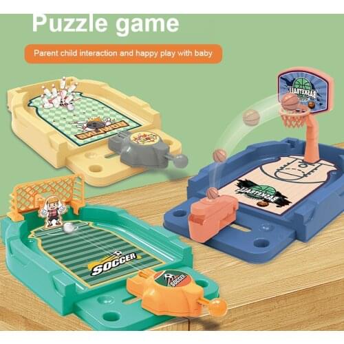 Childrens Educational Mini Ejection Basketball Machine Parent-child Interactive Desktop Shooting Football Bowling Decompression