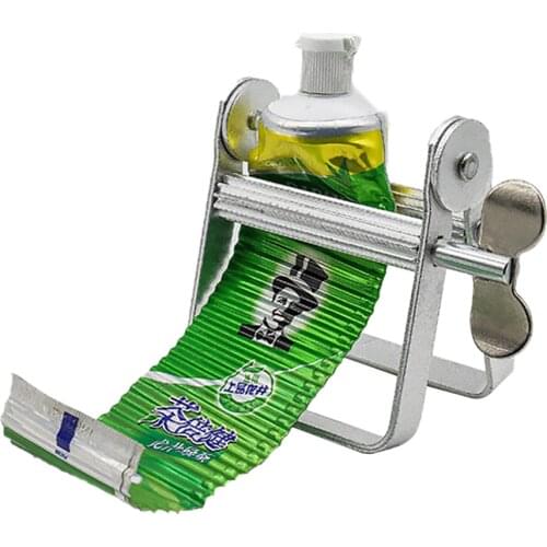 Aluminium Alloy Squeezer Toothpaste Dispenser Tube Wringer Hand Roller Tool, Type 1