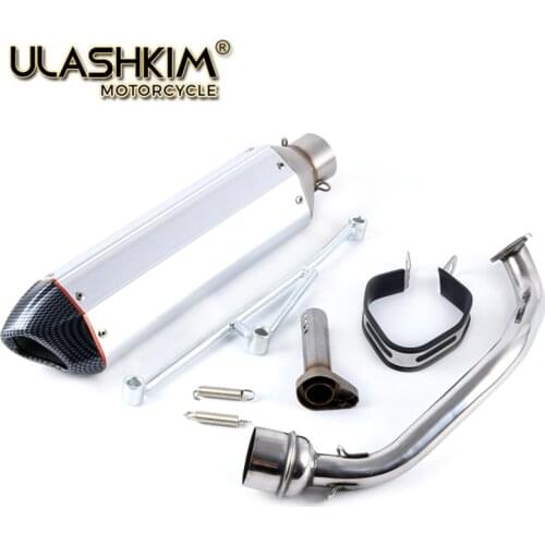 GY6 125 150 125cc 150cc Scooter Muffler Exhaust Escape Full System Slip On 152qmi 157qmj 4 Store Engine