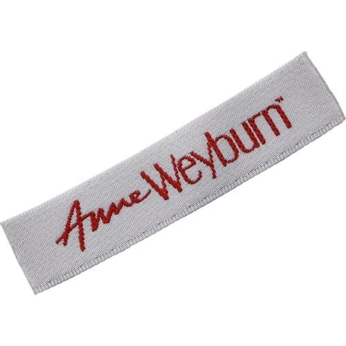 Customized Fabric Weave Labels For Clothes Custom Sewing Tags For Home Textiles Woven Label For Pants Backpack Name Logo Tag