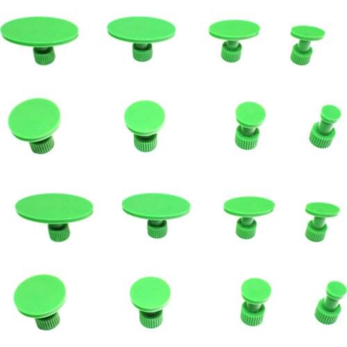 Green smooth surface glue tabs for car dent puller system car hail dent repair tools set Dent Repair tabs
