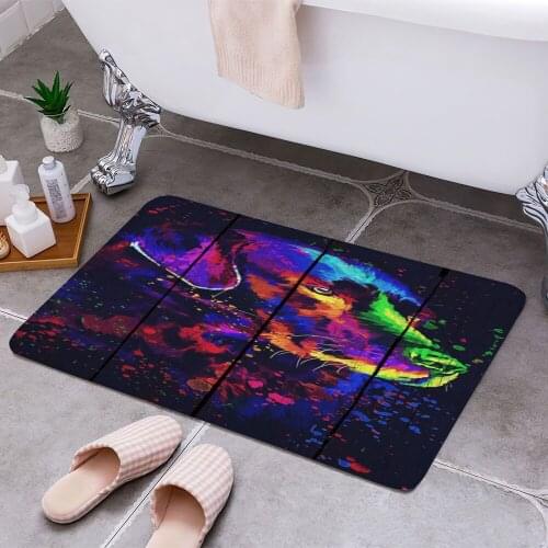 Labrador Art 3D Print Doormats Rectangle Non-Slip DoorMat Bedroom Kitchen Entrance Print Door rugs Dropshipping