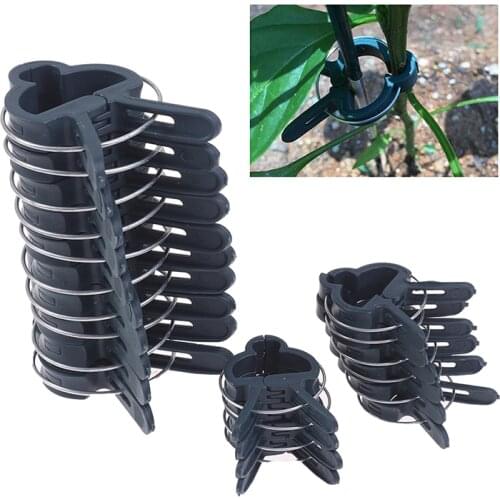 10PCS/20/50PCS Garden Plants Fastener Bracket Fixed Flower Seedling Stem Grafting Support Clips