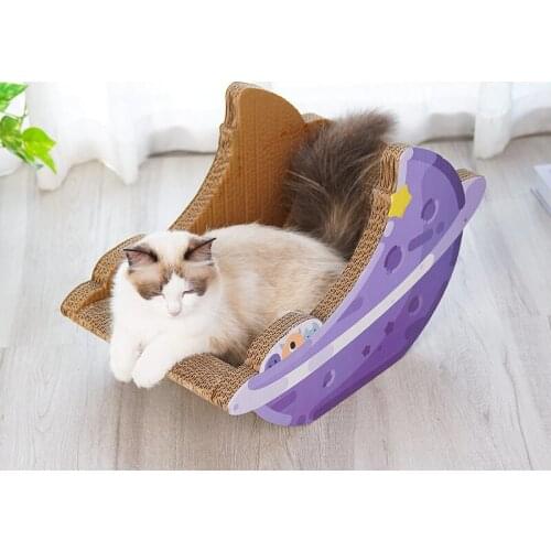 Cat Scratcher Large Cat Scratcher Cats House Cat Litter Integrated Corrugated Scratching Post Non-shaving Anti-wear Vertical