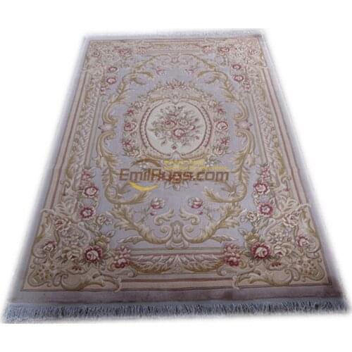 Wool large carpet flower rug French Chic Circular circular Living Room Indoor Antique Vintage large thick rugs