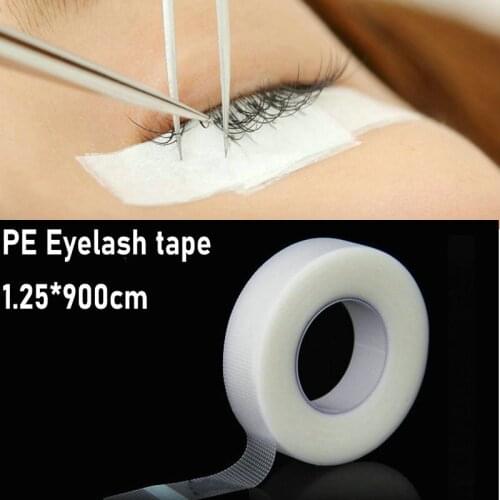 9M/roll Professional Medical PE False Eyelash Extension Tape Non Woven Easy Tear Eye Stickers for Grafting Fake Lash Makeup Tool