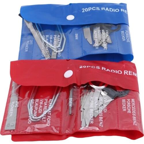 Car Audio Maintenance Kit Auto Trim Stereo Repair Panel Remover Pry Bar Car Dash Radio Door Trim Panel Clip Tools Set