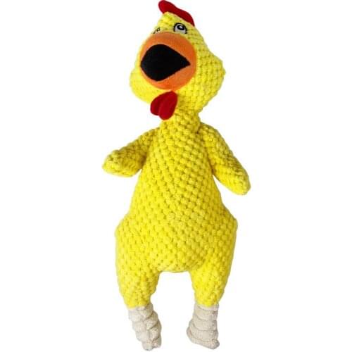 Pet Screaming Chicken Velvet Sounding Toy Dog Grits Tooth Outlet Toy