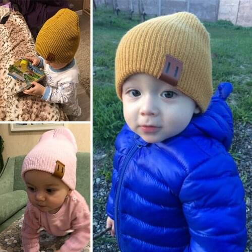 New Winter Baby Hat Child Newborn Woolen Cap Children Knitted Hats Boy Girl Knit Hat Headwear Child Kids Beanies Hat Accessories