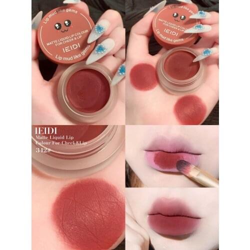 Long Lasting Lipstick Canned Lip Mud 3 Colors Optional Mousse Matte Beauty Lip Gloss Lip Glaze Lip Gloss Beauty Red Lip Tint