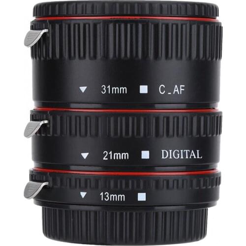 Auto Focus Macro Extension Tube/Ring 13mm & 21mm & 31mm for Canon EOS EF Lens Mount for Close-up Shot