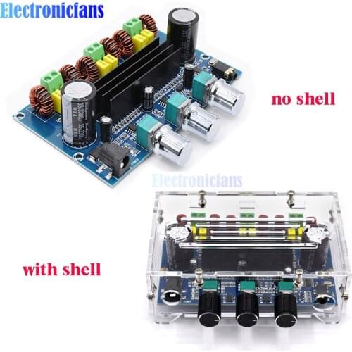 XH-A305 Bluetooth 5.0 Stereo Digital Power Amplifier Board 2.1 Channel 50Wx2+100W TPA3116D2 Audio Bass Subwoofer AUX Module