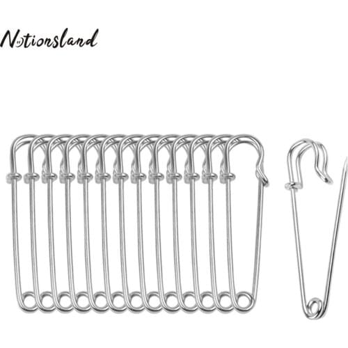 10pcs Safety Pins for Skirt Blankets Clothing Fabric Craft Quilting Knitting DIY Craft Jewelry Making Safety Pin Sewing Tool