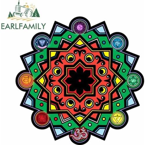 EARLFAMILY 13cm x 12.7cm for Abstract Motorcycle Car Stickers Trunk Decal Occlusion Scratch Car Door Protector Vinyl Material