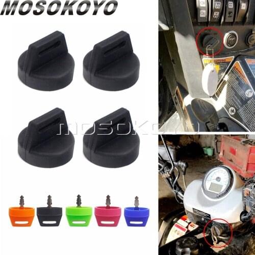 Black Igntion Key Cover for Polaris Sportsman Trail RZR XP 1000 900 800 Can Am Outlander UTV Entry Key Fob Skin Cover Protector