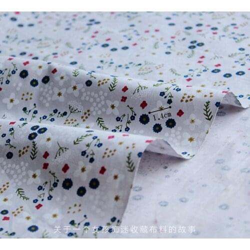 Dailylike 50*160Cm Cotton Fabric Printed Cloth Sewing Quilting Fabrics For Patchwork Needlework DIY Handmade Accessories