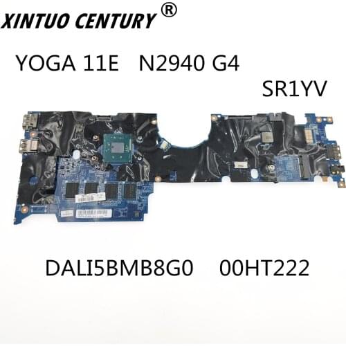 DALI5BMB8G0 For Lenovo thinkpad 11E YOGA 11E calculador portátil placa mãe SR1YV N2940 4gb 00HT222 100% teste