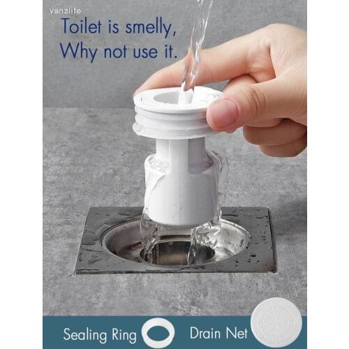 Deodorant bathroom toilet sewer drain core cover household pest silicone gel artifact core cover drain core felled