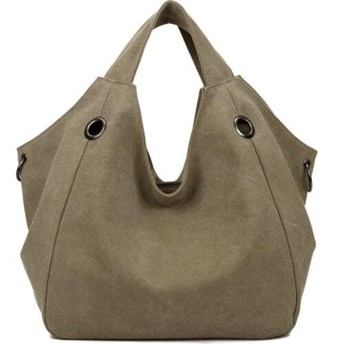 Fashion Folding Women Big Size Handbag Tote Ladies Casual Canvas Shoulder Bag Beach Bolsa Feminina Shopping Bag