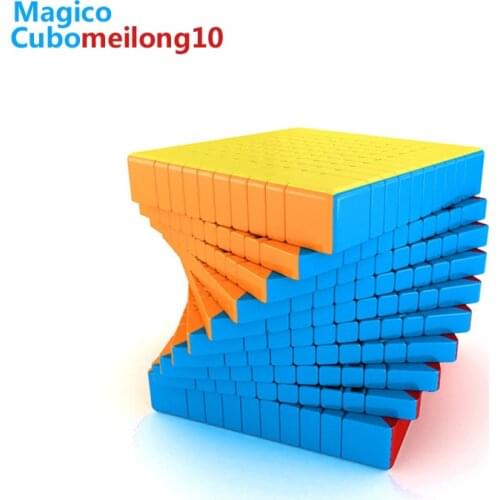 Moyu meilong 10x10 Magic Cube Professional Antistress Stickerless Speed Cubes Adults Puzzles Games Toys for Boy10x10x10 Cubos