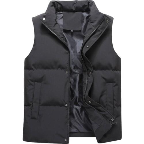 Autumn Winter Couples Vest Solid Color Sleeveless Casual Jacket Cotton Vests Large Size 8XL Men Women Fashion Waistcoat MY503