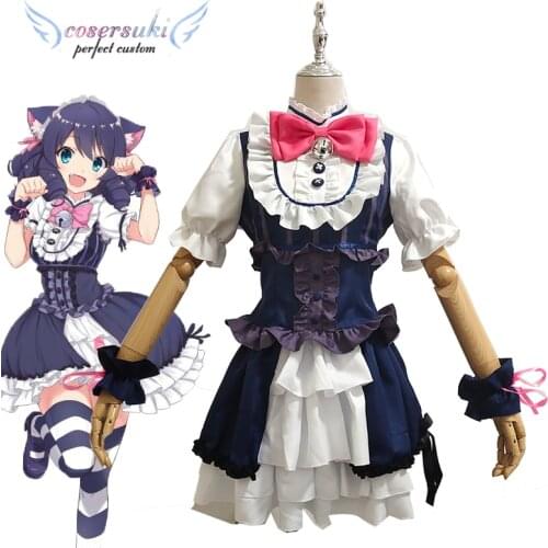 Show By Rock!! Cyan Shian Halloween Christmas Cosplay Costume Perfect Custom for You