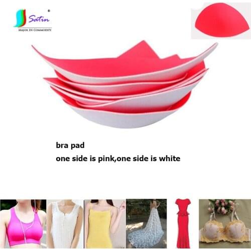 New Style Semicircle 10Pair Thin Women Clothes Underclothes Skirt Wedding Dress Swim Decorate Two-color White Pink Chest Bra Pad