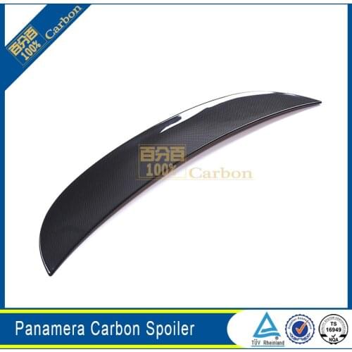 Real Carbon Fiber Rear Trunk Spoiler Wing for Panamera 2014-2016
